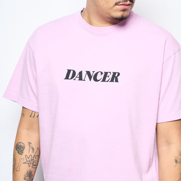 Dancer - Italic Logo Tee (Pink)