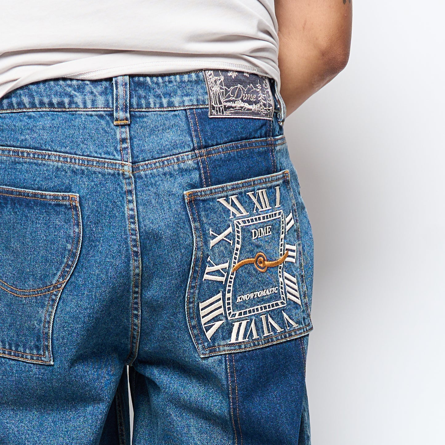 Dime MTL - Baggy Denim Pants (Knowtomatic Blue)