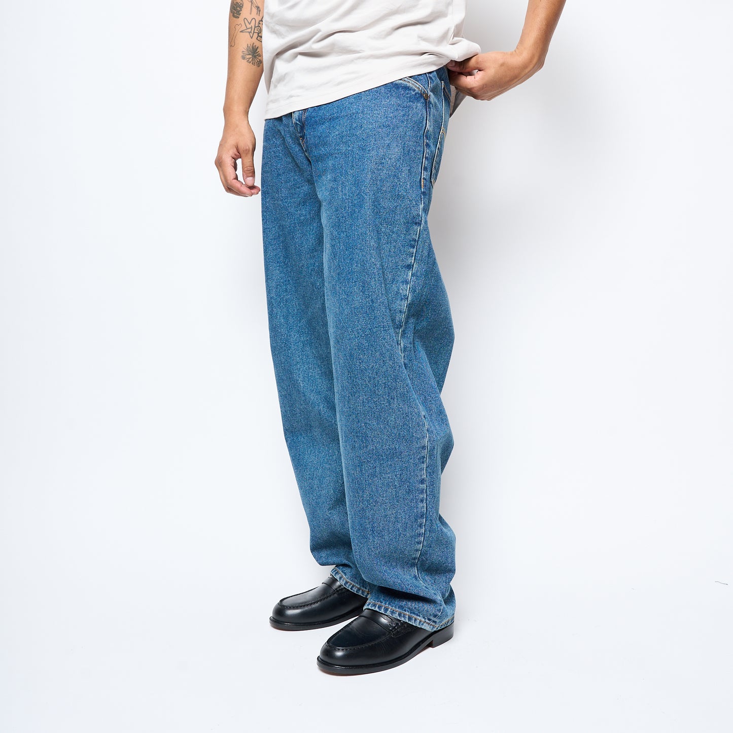 Dime MTL - Baggy Denim Pants (Knowtomatic Blue)