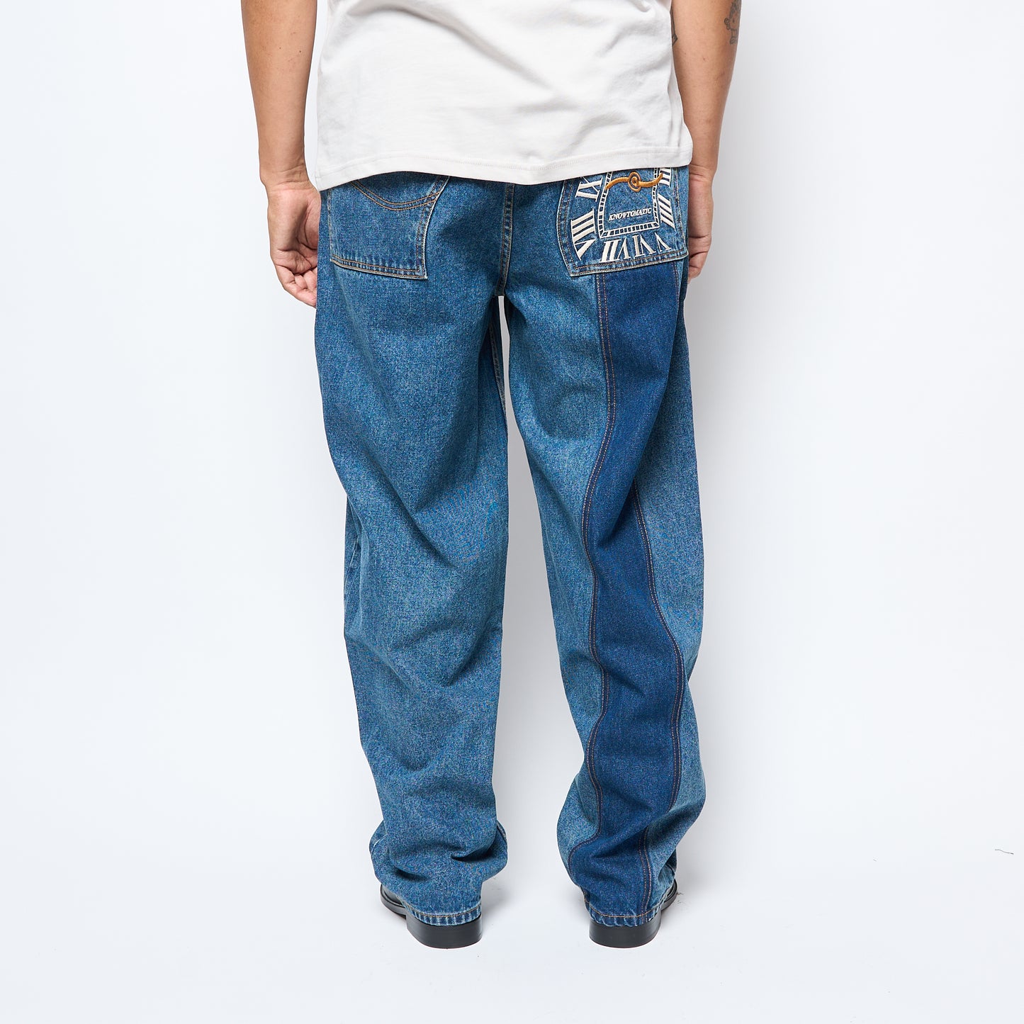 Dime MTL - Baggy Denim Pants (Knowtomatic Blue)
