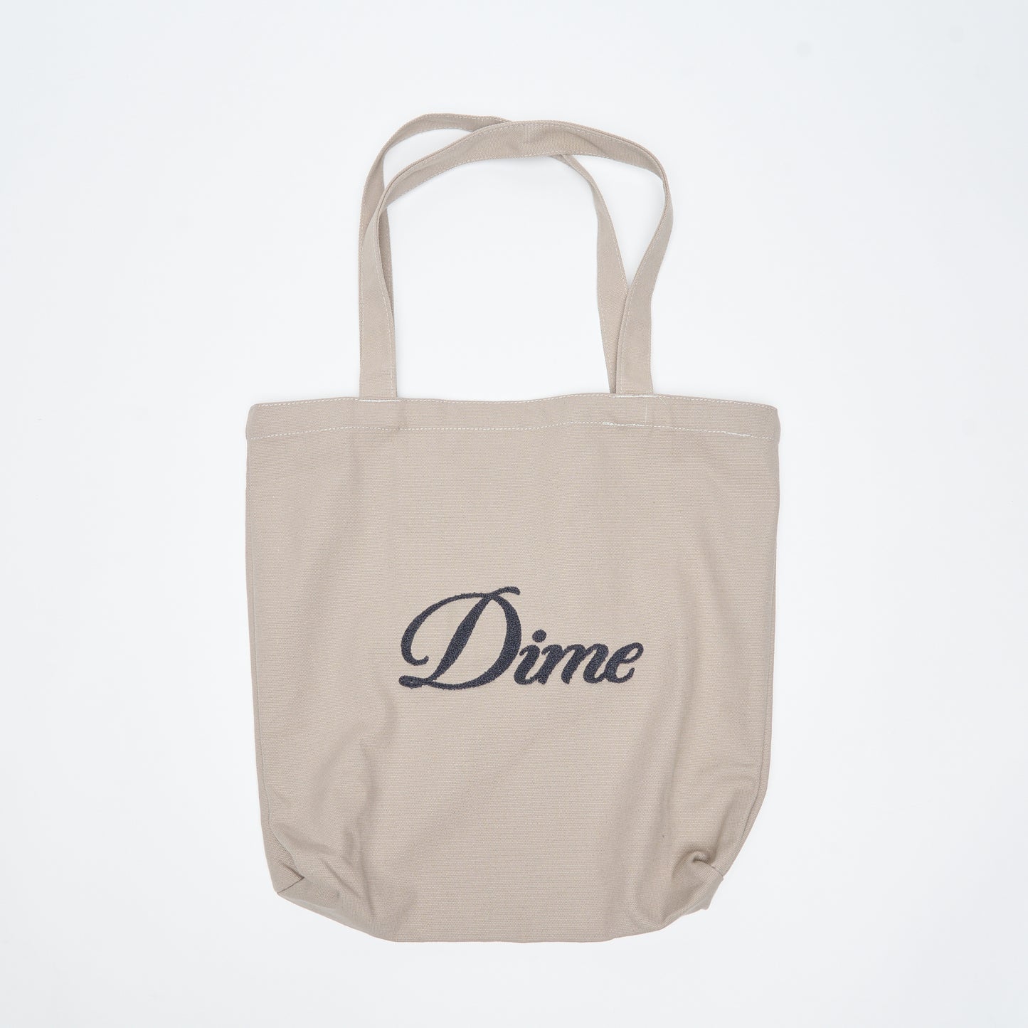 Dime MTL - Cursive Chenille Tote Bag (Concrete)