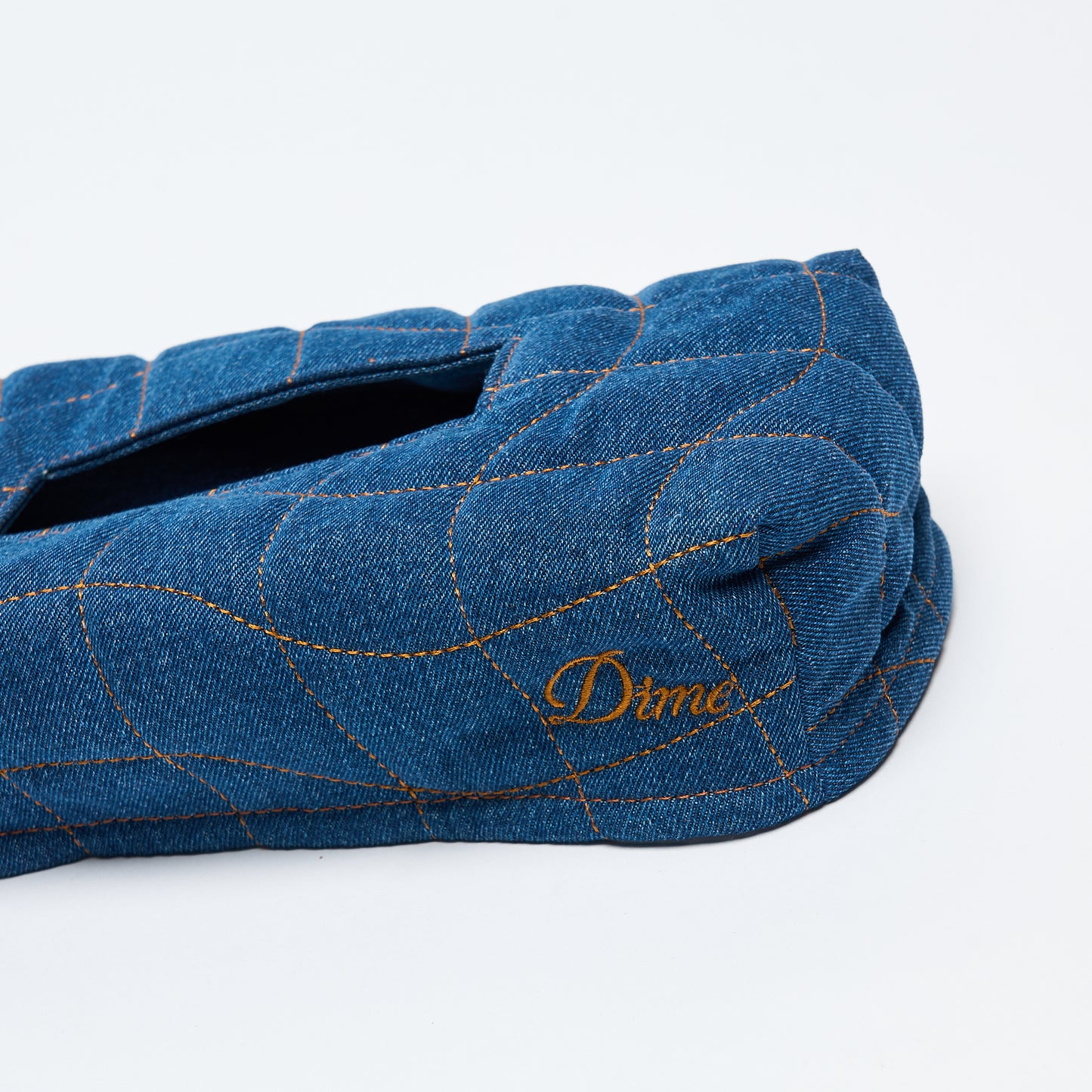 Dime MTL - Quilted Tissue Box Cover (Indigo)