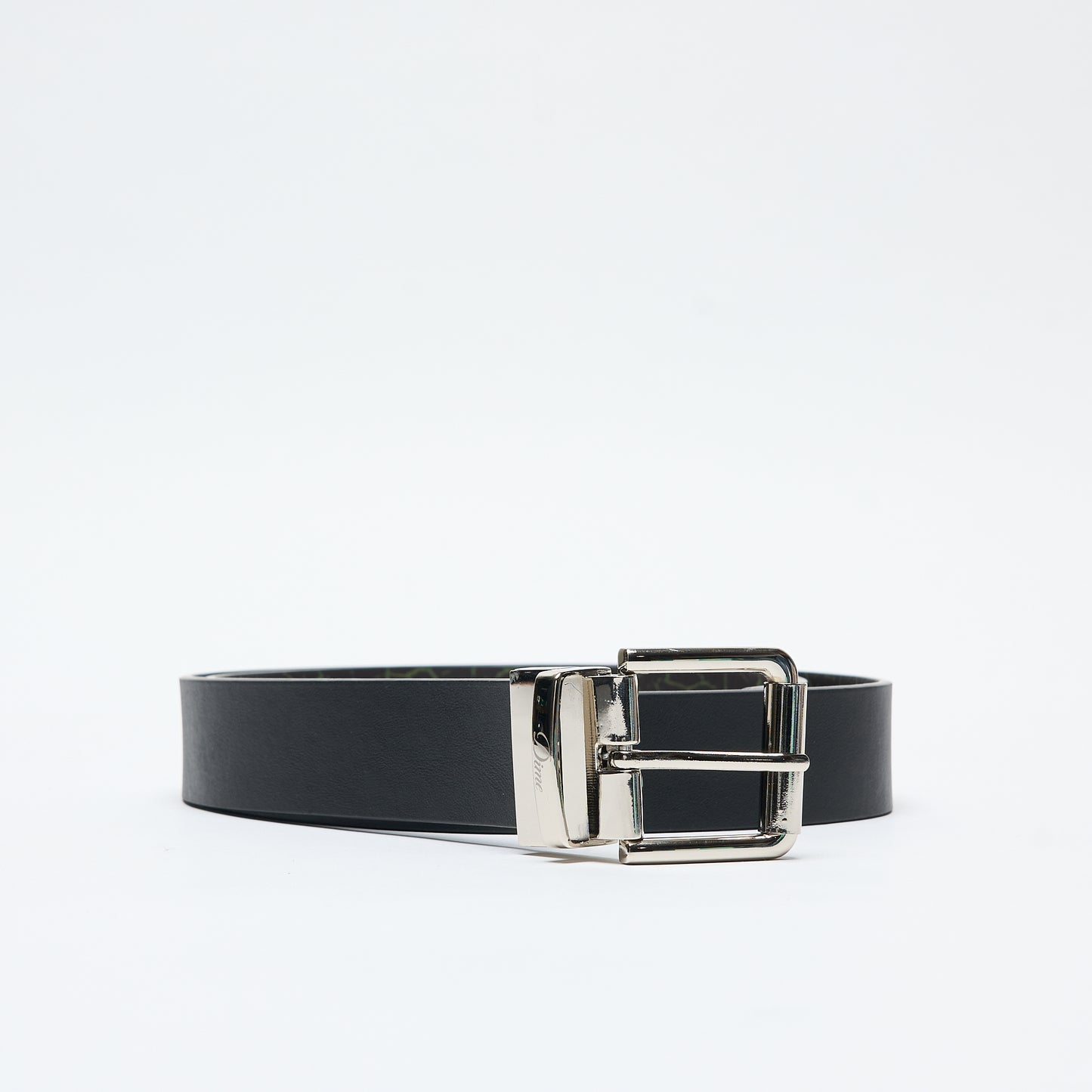 Dime MTL - Reversible Leather Belt (Black/Black)