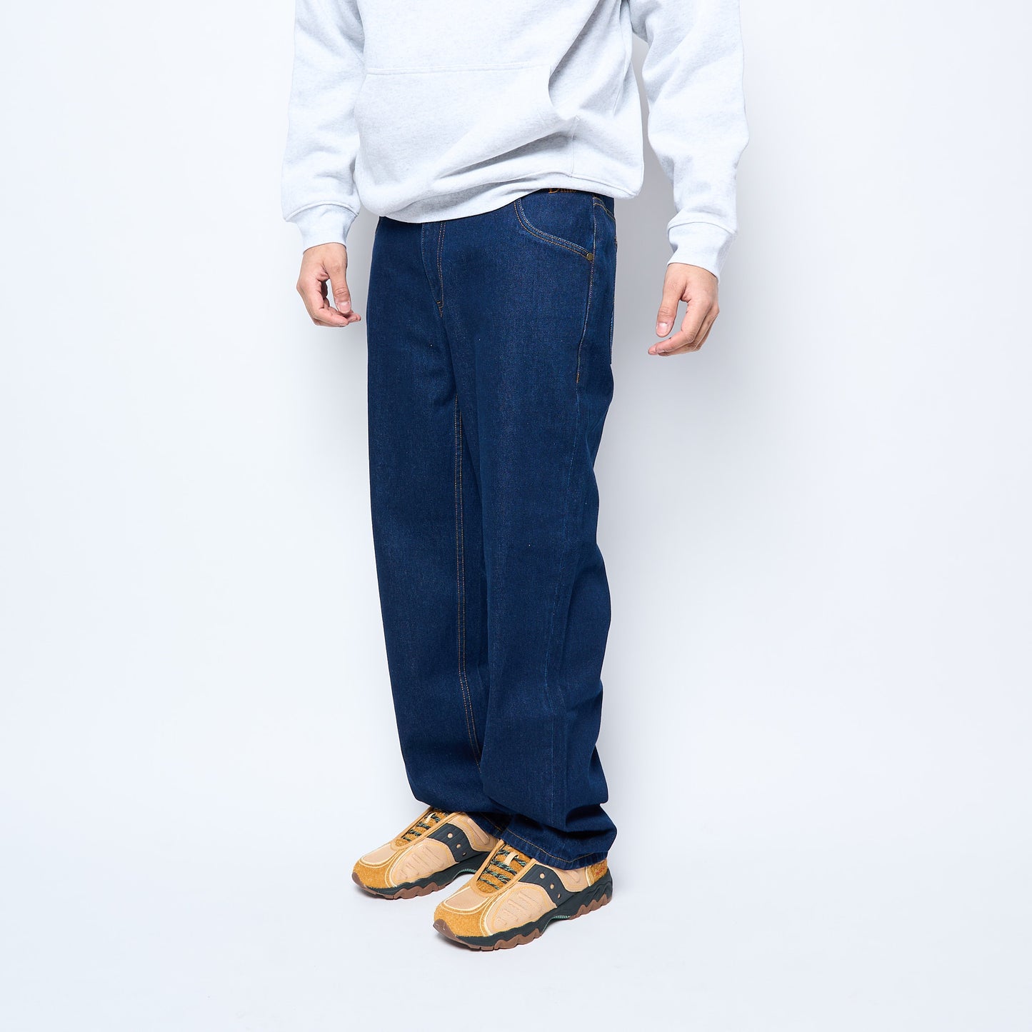 Dime Mtl - Classic Relaxed Denim Pants (Indigo)