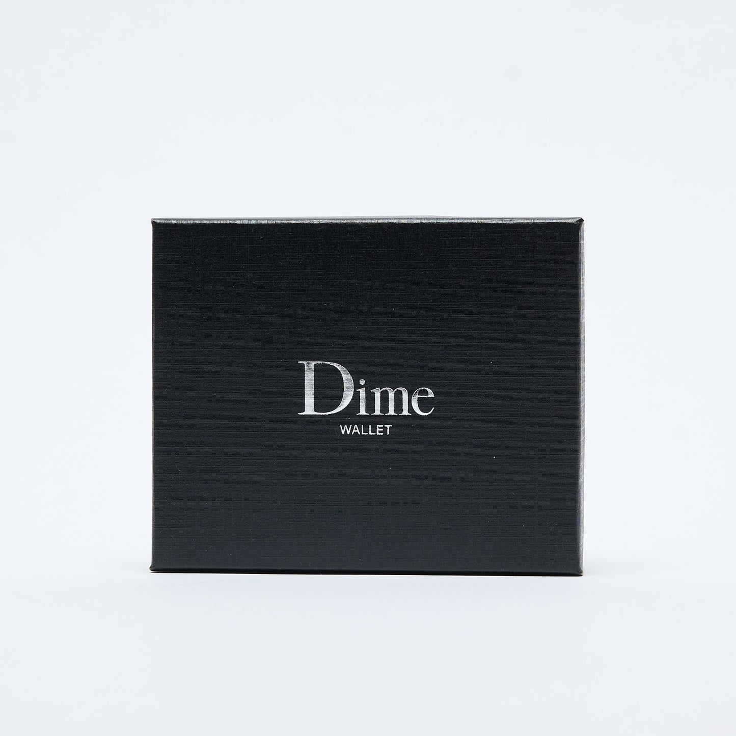 Dime Mtl Chain Leather Wallet (Black)