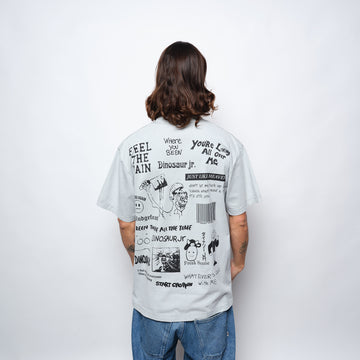 Dinosaur Jr x Color Bars Weirdness Tee Vintage Grey