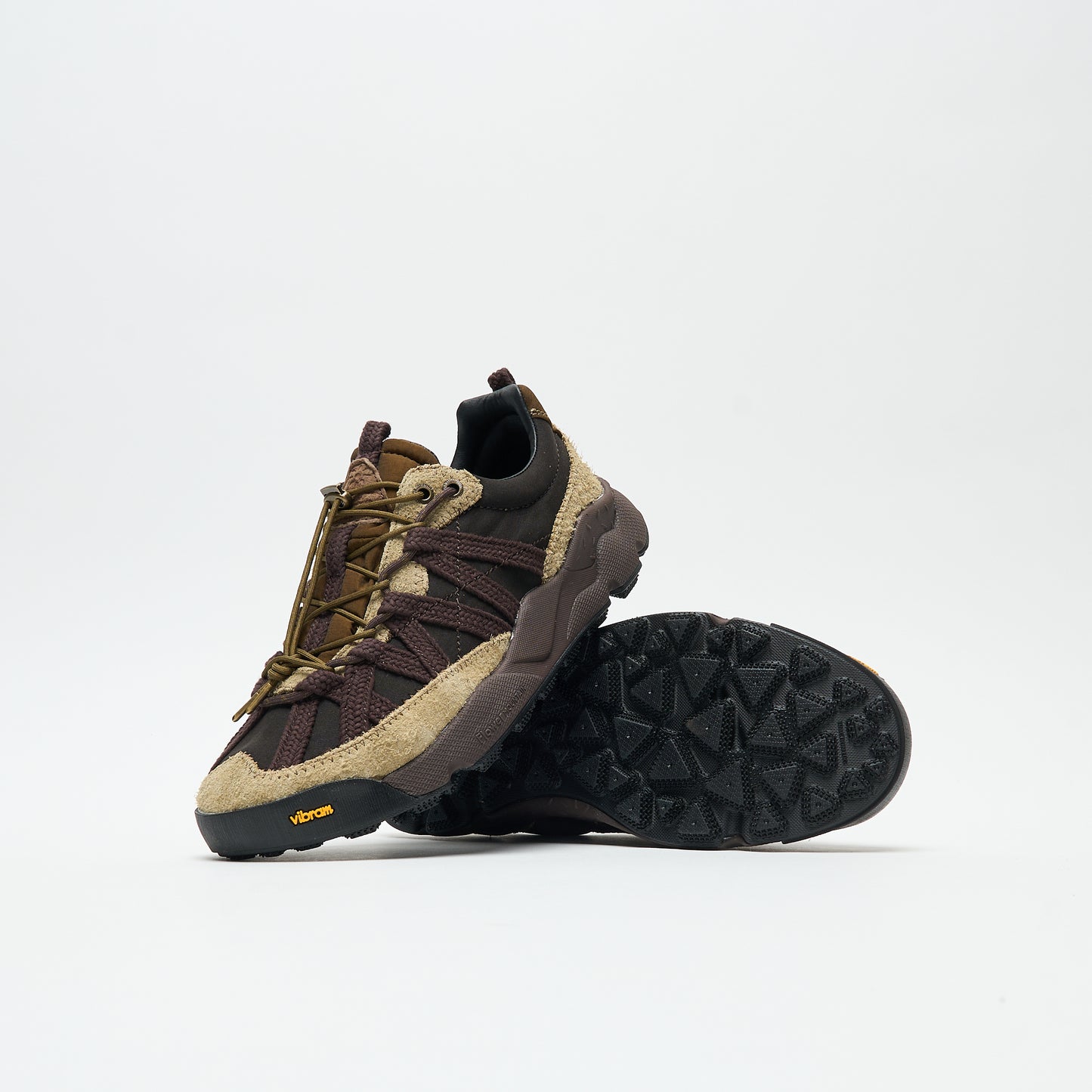 Nicholas Daley x Flower Mountain - Iwano 2 Uni Waxed Nylon Ribbon Tapes (Kaki)