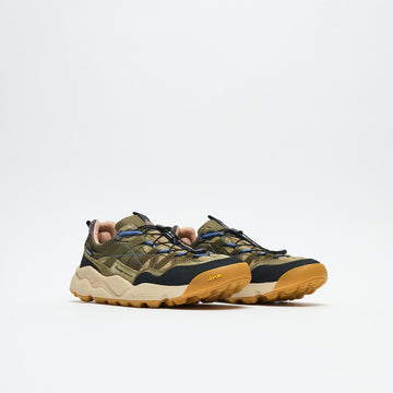 Flower Mountain - Iwano 2 Uni Suede/Nylon Fabric (Military/Black)