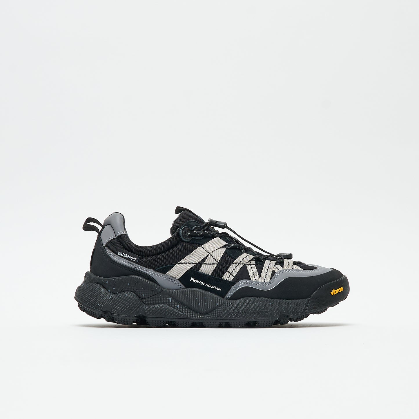 Flower Mountain - Iwano 2 Uni Suede/Nylon (Black/Anthracite/Acciaio)