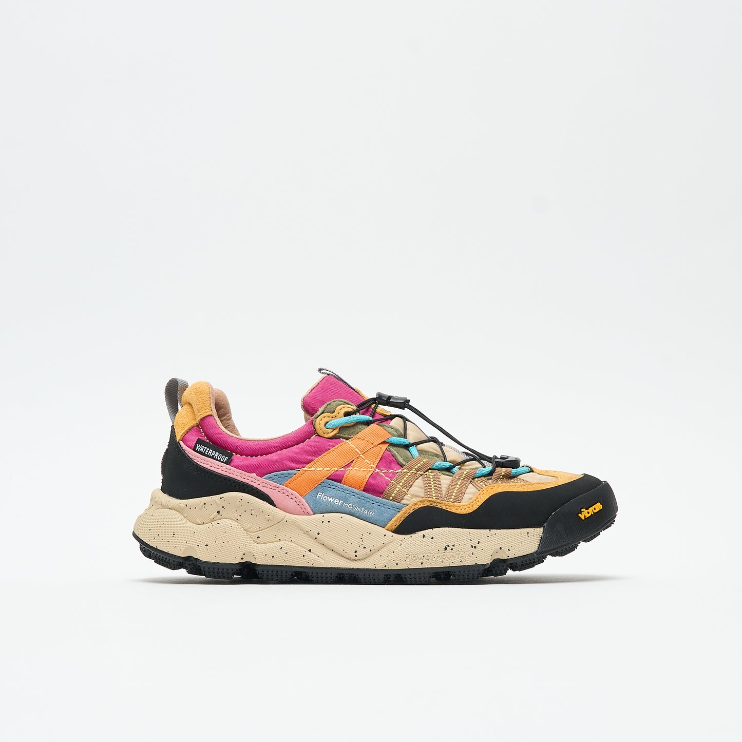 Flower Mountain - Iwano 2 Woman Suede/Nylon (Black/Dark Grey/Petrol)