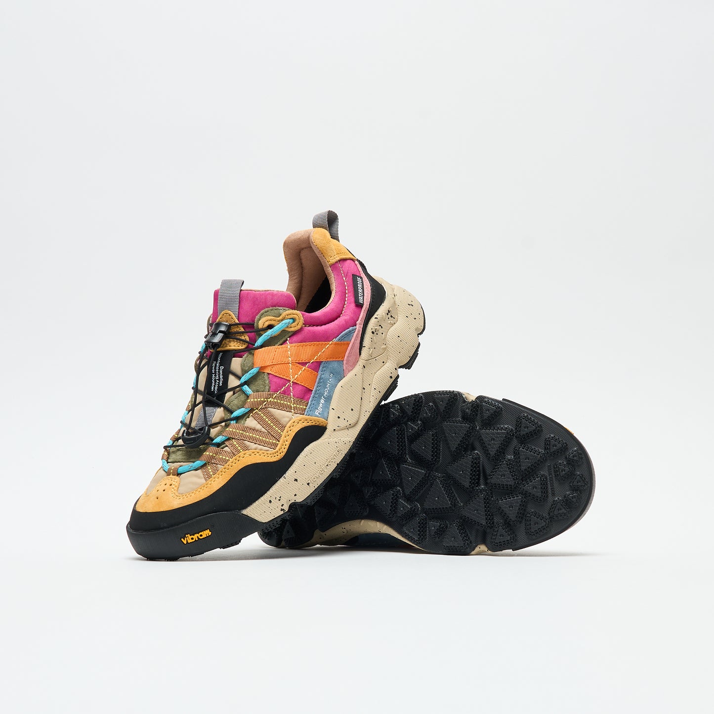 Flower Mountain - Iwano 2 Woman Suede/Nylon (Black/Dark Grey/Petrol)