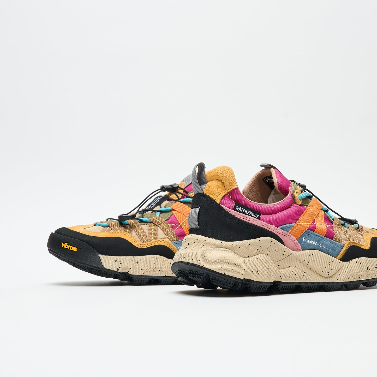 Flower Mountain - Iwano 2 Woman Suede/Nylon (Black/Dark Grey/Petrol)