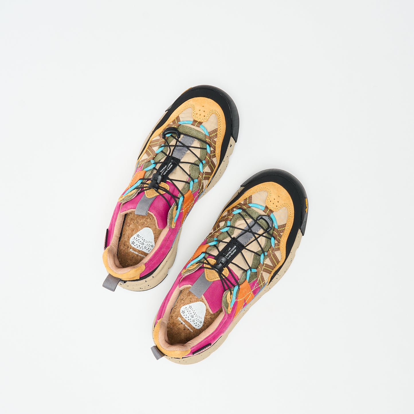 Flower Mountain - Iwano 2 Woman Suede/Nylon (Black/Dark Grey/Petrol)