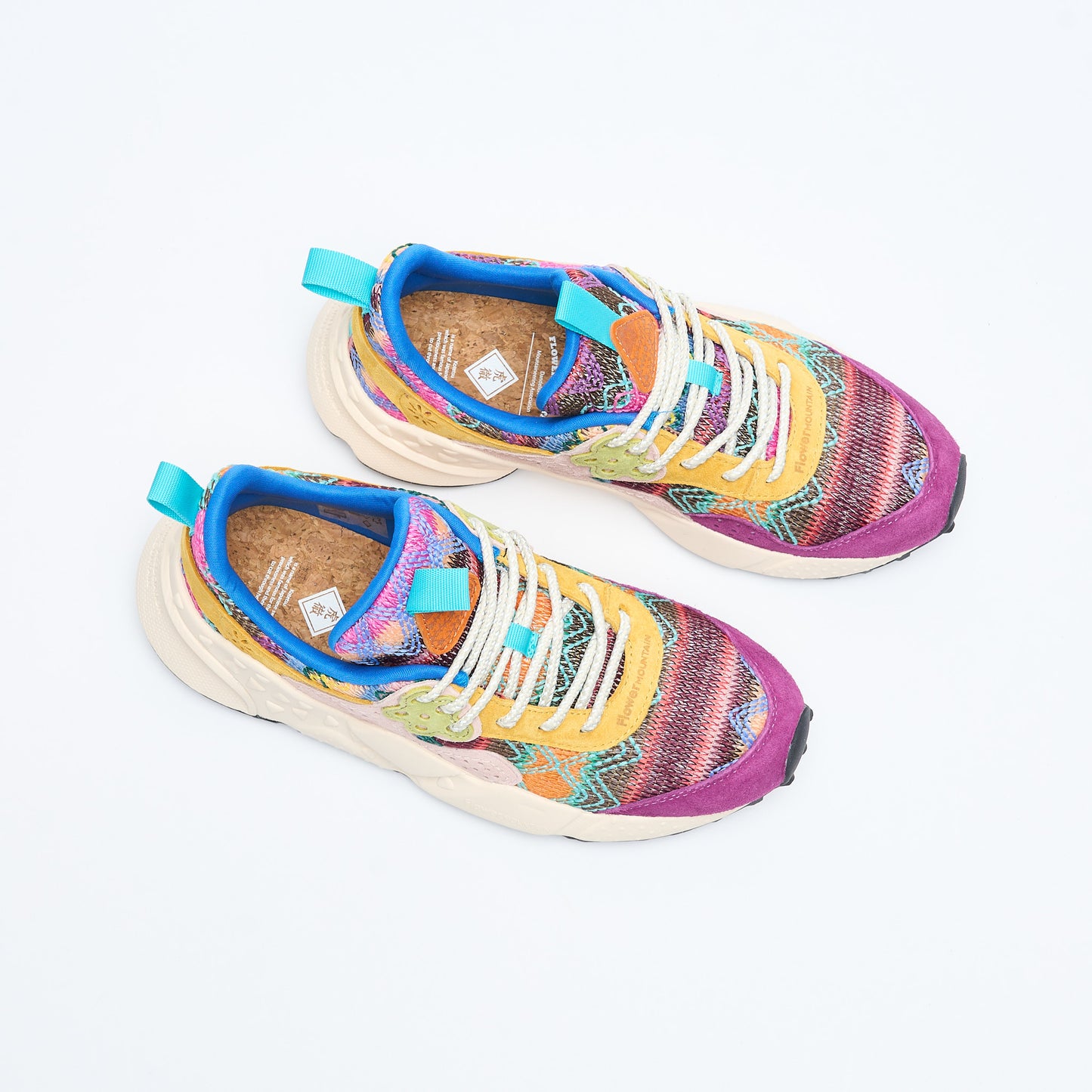 Flower Mountain - Kotetsu Woman Suede/Knitted (Granata/Rose/Ocher)