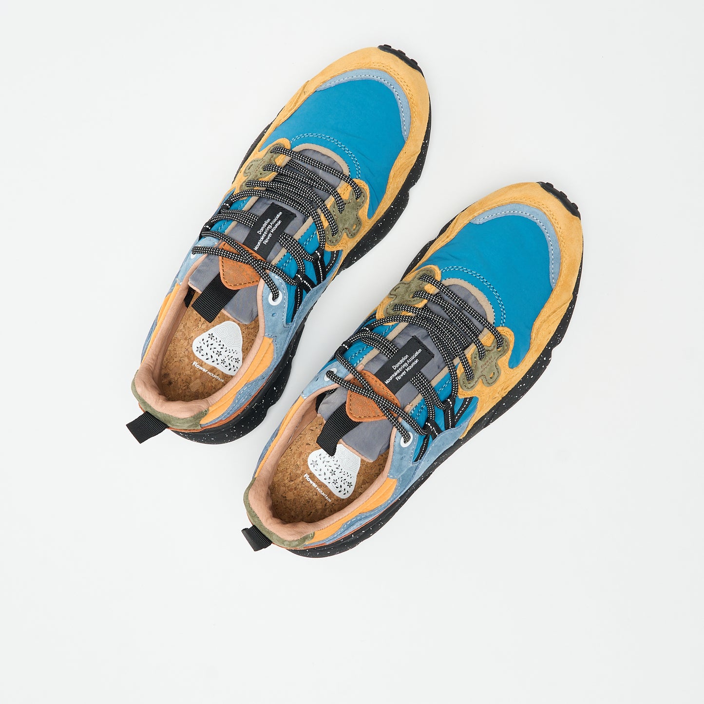 Flower Mountain - Yamano 3 Uni Suede/Nylon (Papaya/Black/Petrol)