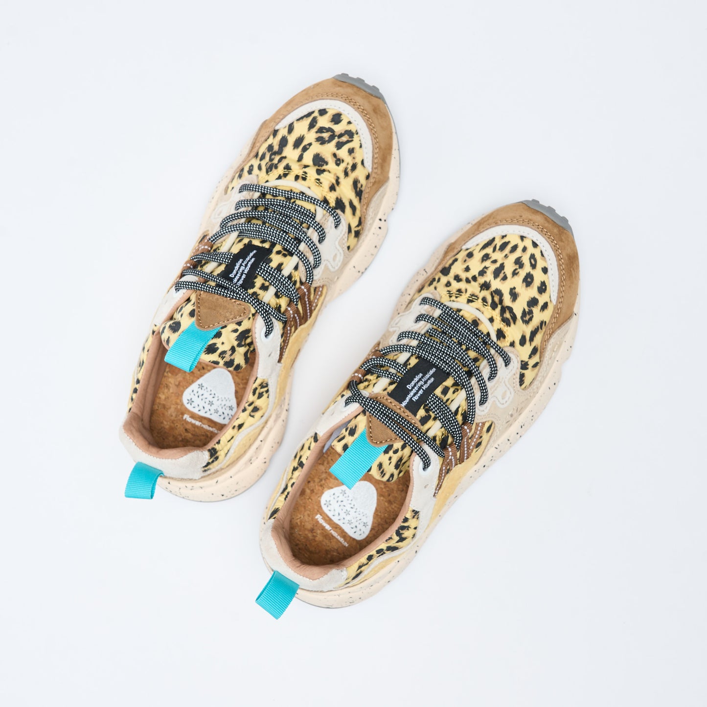Flower Mountain - Yamano 3 Women Suede/Print Leopard (Brown Taupe)