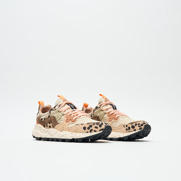 Flower Mountain - Yamano 3 Uni Suede/Print/Nylon (Beige/Milk/Light Brown)