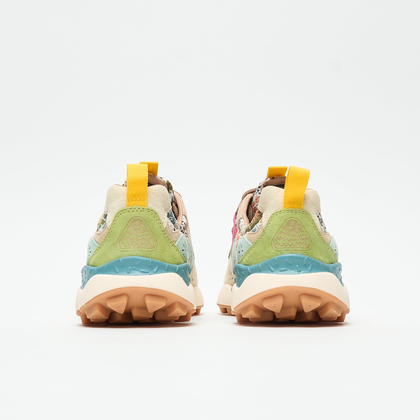 Flower Mountain - Yamano 3 Woman Suede/Jacquard (Flower Print/Cream Beige)