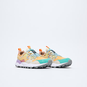 Flower Mountain -Yamano 3 Women Suede/Nylon (Dark Green/Salmon)