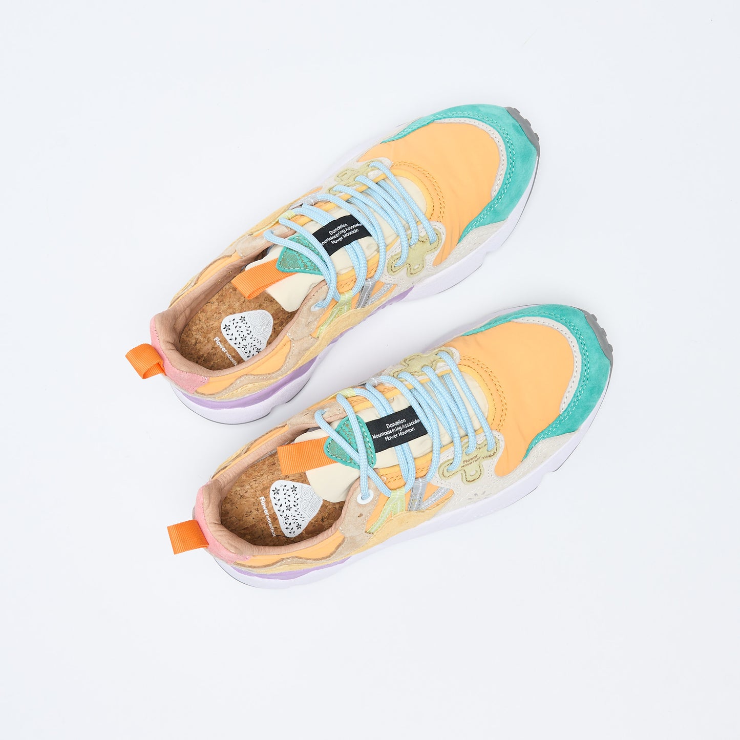 Flower Mountain -Yamano 3 Women Suede/Nylon (Dark Green/Salmon)