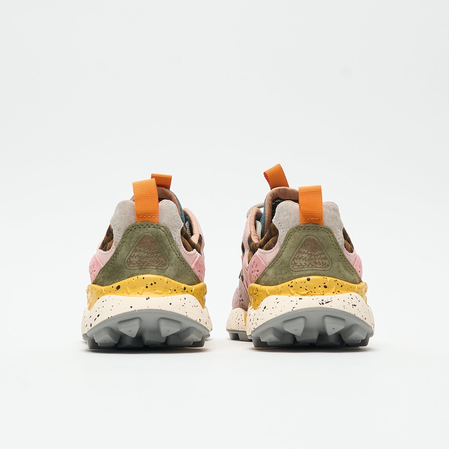 Flower Mountain - Yamano 3 Woman Suede/Knitted Fabrics Leopard (Light Mustard)