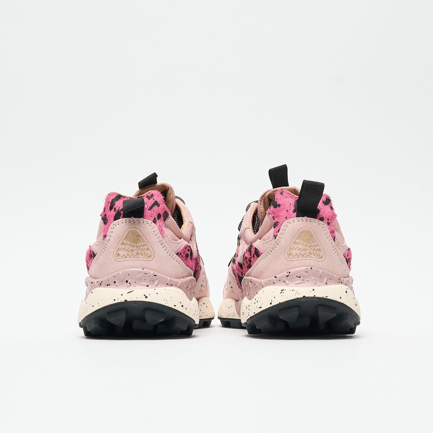 Flower Mountain - Yamano 3 Woman Suede/Pony Hair/Nylon (Coral Rose/Black)