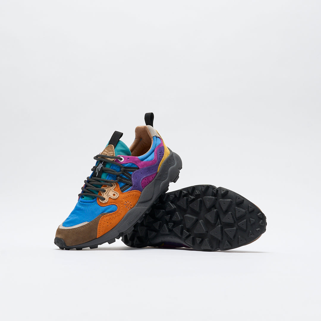 Flower Mountain - Yamano 3 Uni Suede Nylon (Navy/Multi)