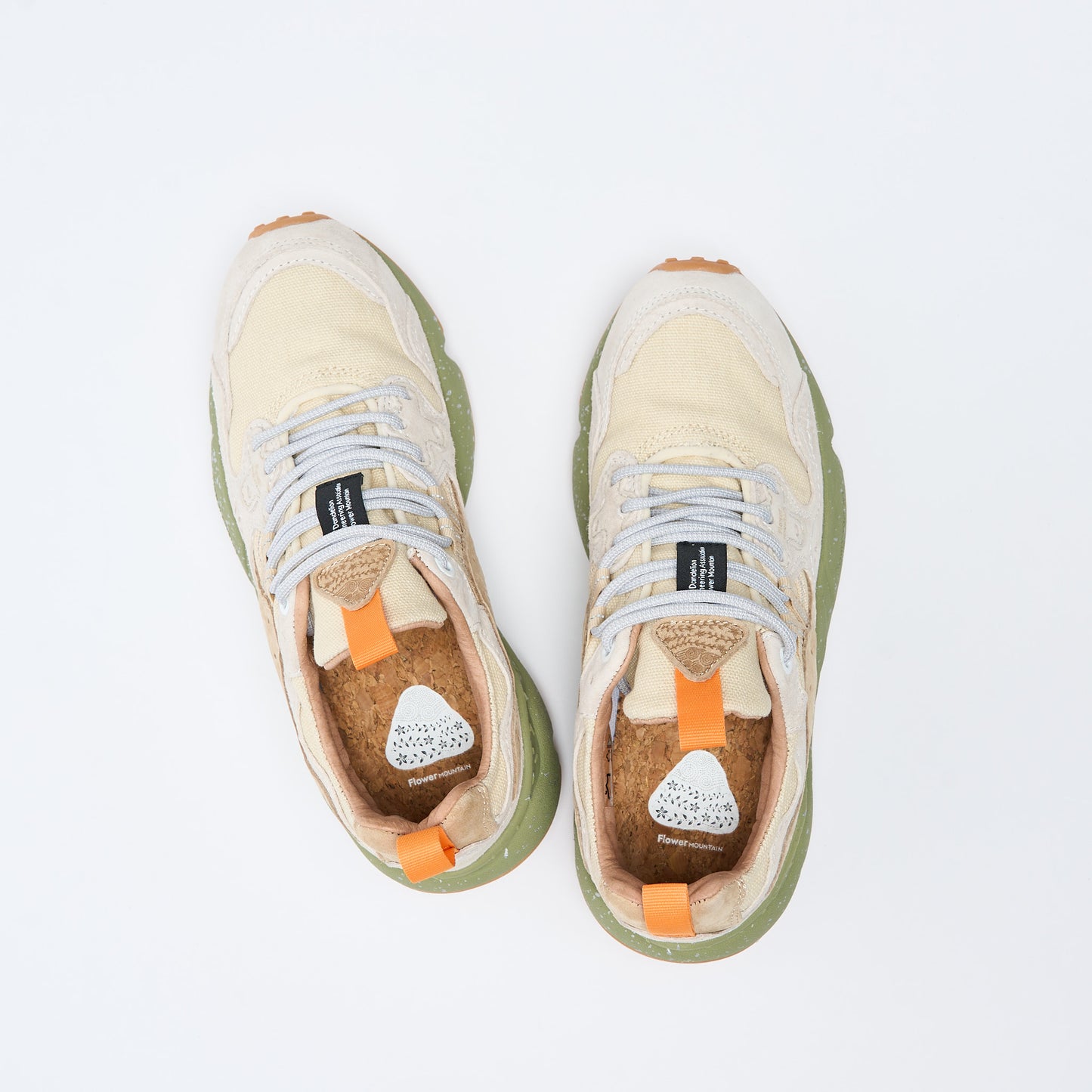 Flower Mountain - Yamano 3 Women Suede/Canvas (Milk/Beige)