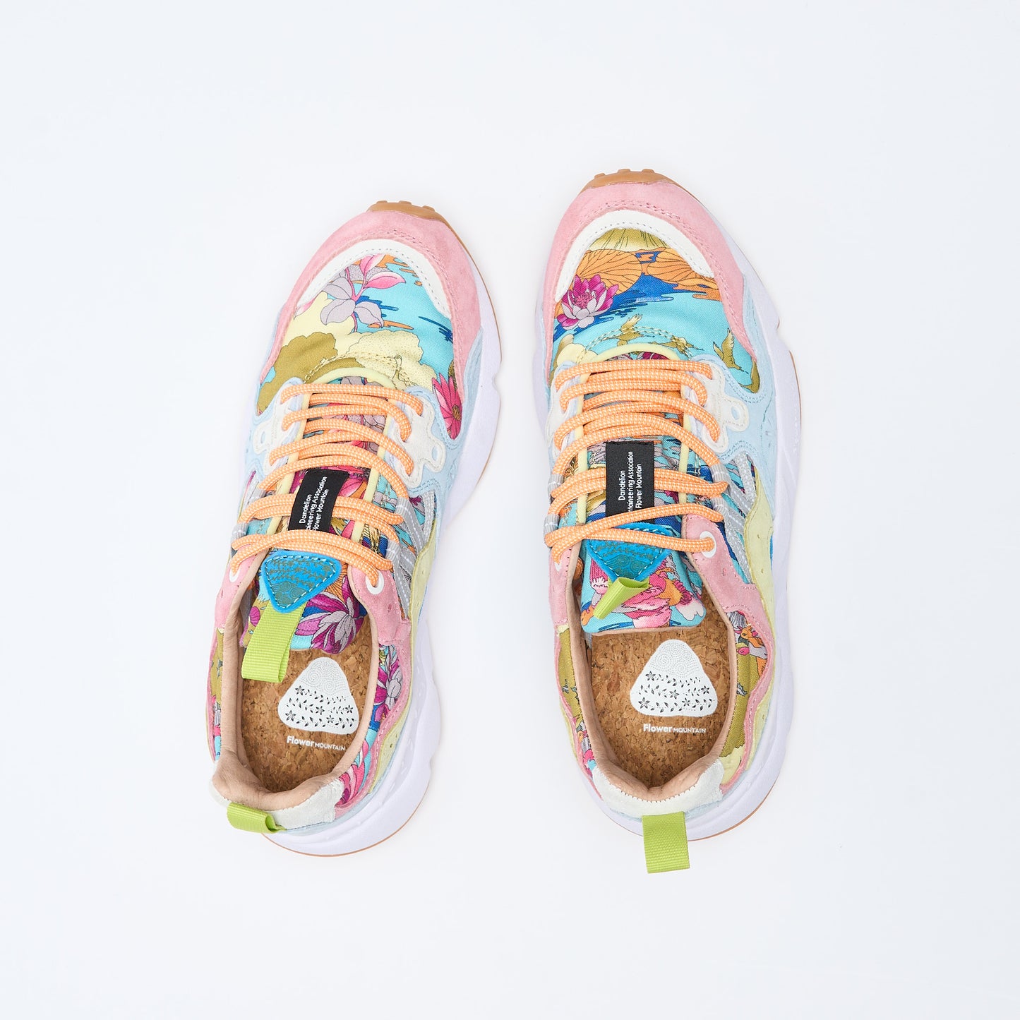 Flower Mountain - Yamano 3 Women Suede/Cotton "Zen Garden" (Multicolor)