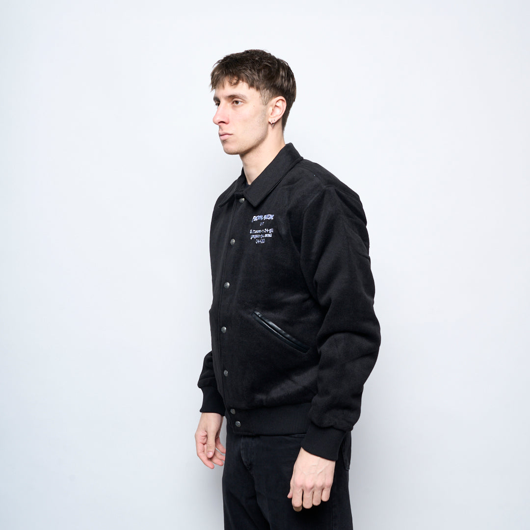 Fucking Awesome - Korea Bar Varsity Jacket (Black)