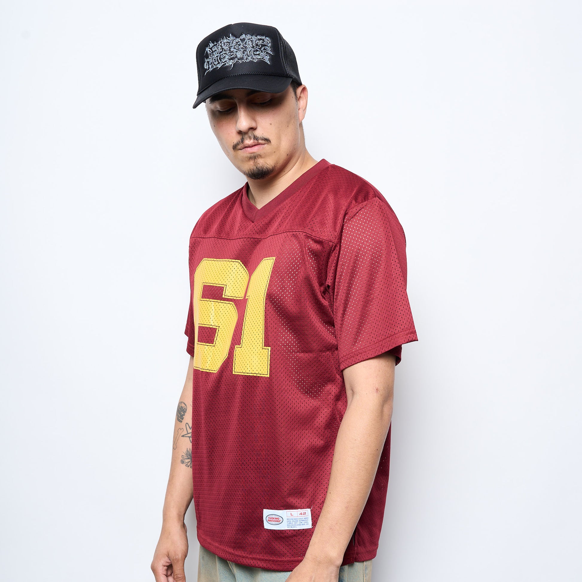 Fucking Awesome - Stamp Logo Practice Jersey (Red)