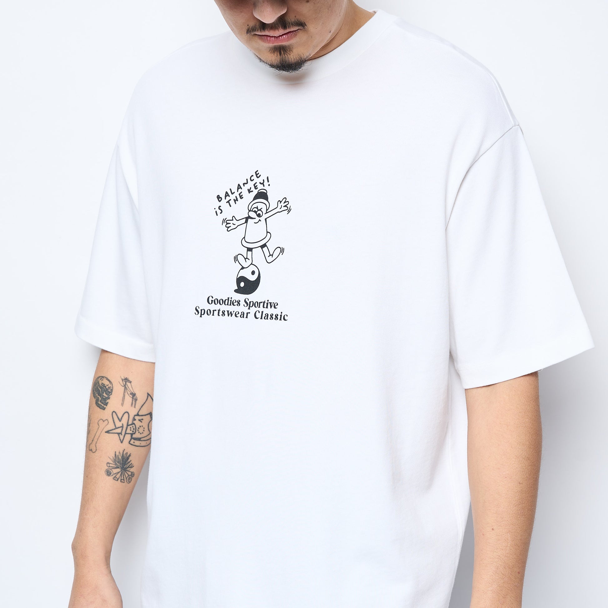 Goodies Sportive - Balance Tee (White)