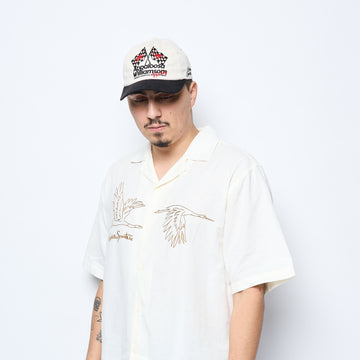 Goodies Sportive - Goose Cotton Linen Lyocell Shirt (Ecru)