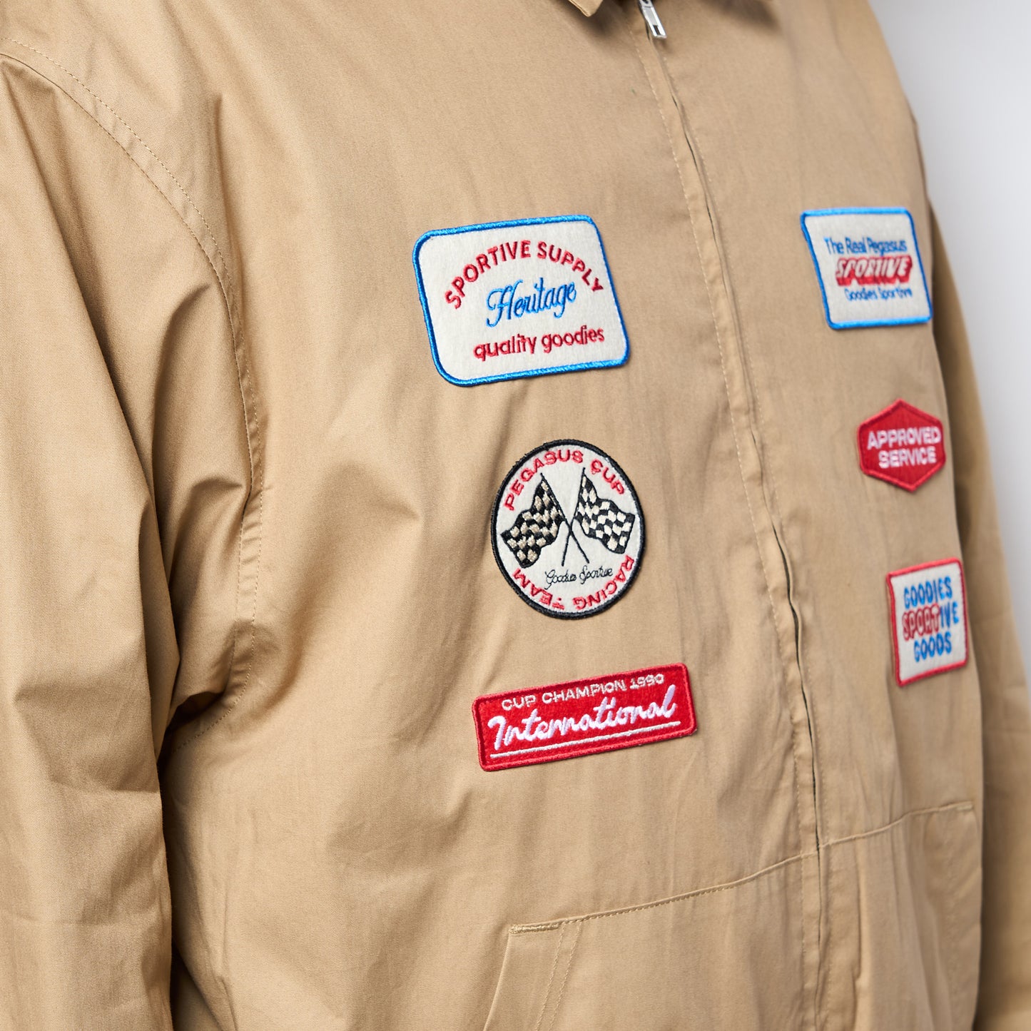 Goodies Sportive - Racing Retro Jacket (Brown)