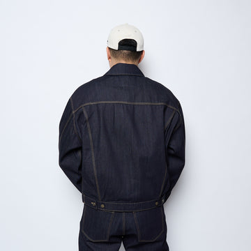 Goodies Sportive - Raw Denim Trucker Jacket (Denim Blue)
