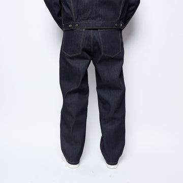 Goodies Sportive - Raw Denim Wide Legs Pants (Denim Blue)