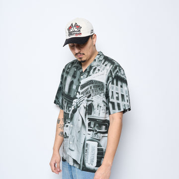 Goodies Sportive - Rayon Journal Shirt (Black/White)