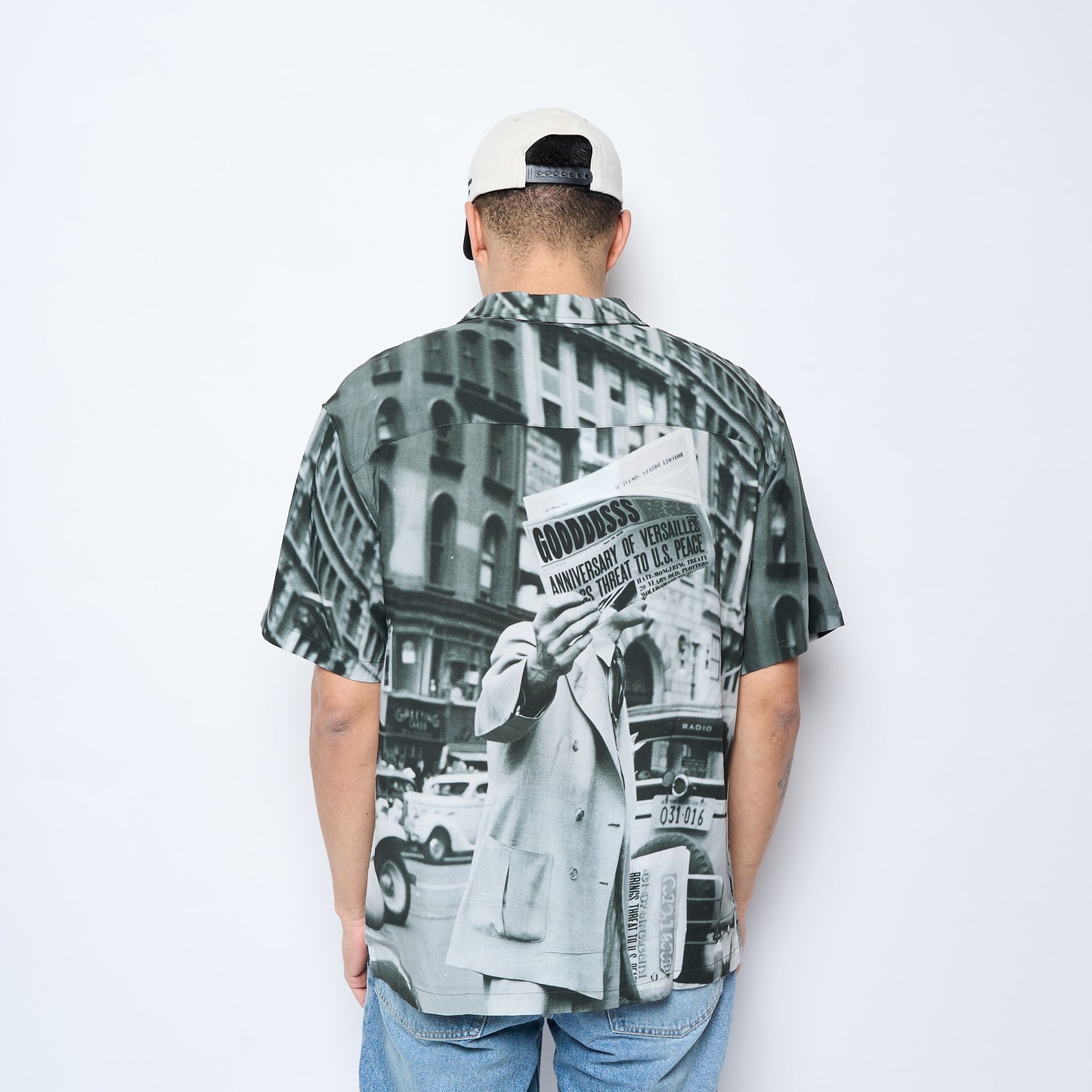 Goodies Sportive - Rayon Journal Shirt (Black/White)