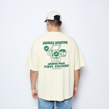 Goodies Sportive - Vinyl Culture Tee (Butter)