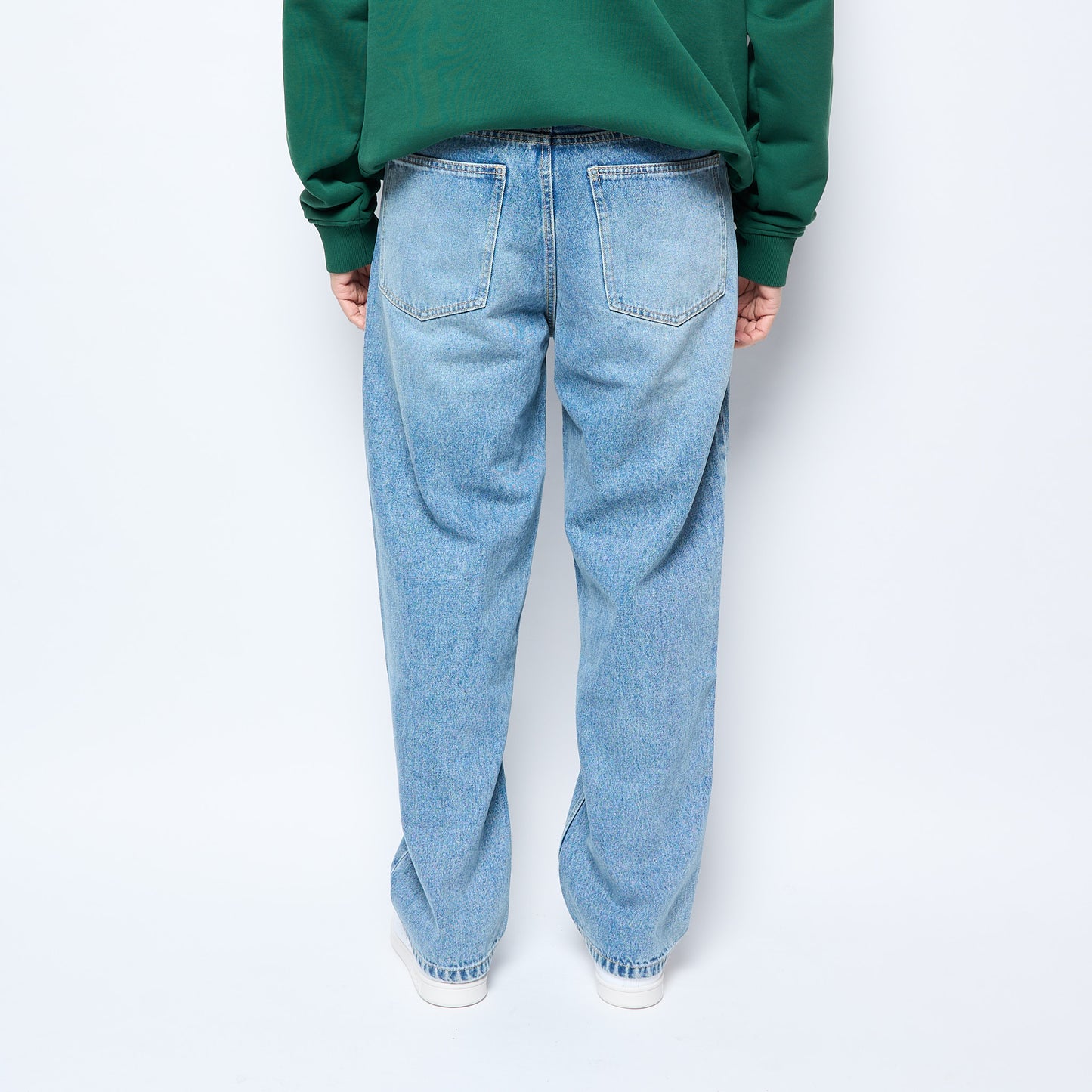 Goodies Sportive - Wide Legs Jeans (Stone Washed Denim)