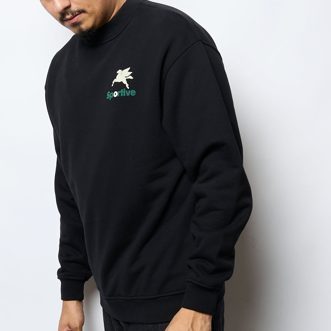 Goodies Sportive - 550G Premium Crewneck (Black)