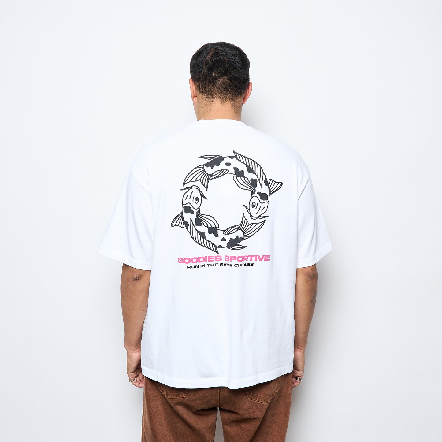 Goodies Sportive - Carp T-Shirt (White)