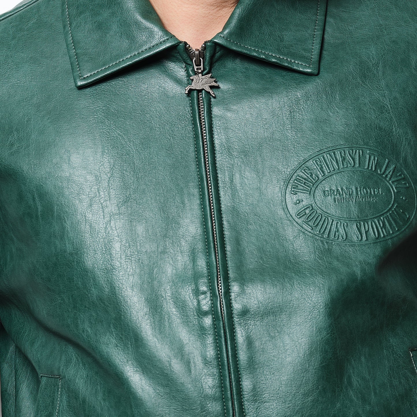 Goodies Sportive - Jasper Eco Leather Jacket (Green