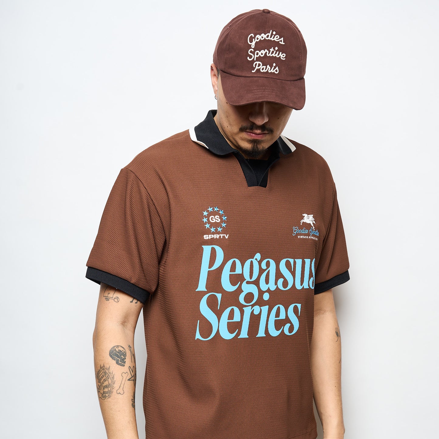 Goodies Sportive - Sportive SPRTV Football Tee (Brown)