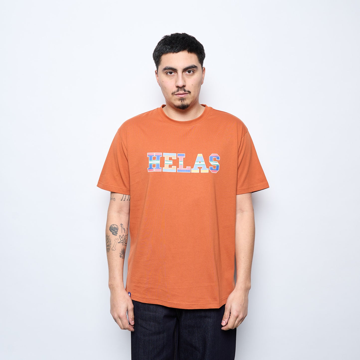 Hélas Caps Co - Drapeau Tee (Brown)