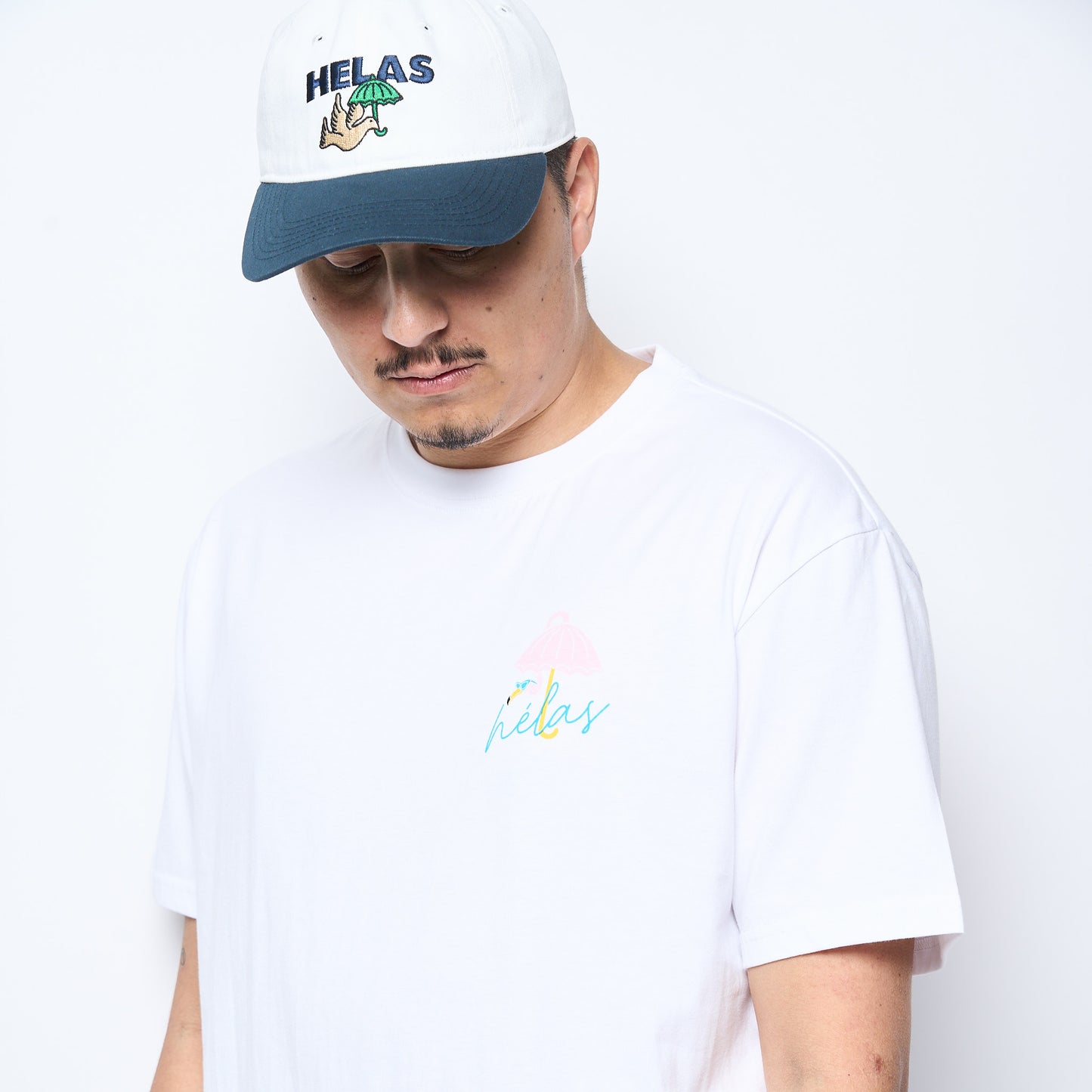 Hélas caps Co - Flamingo Tee (White)