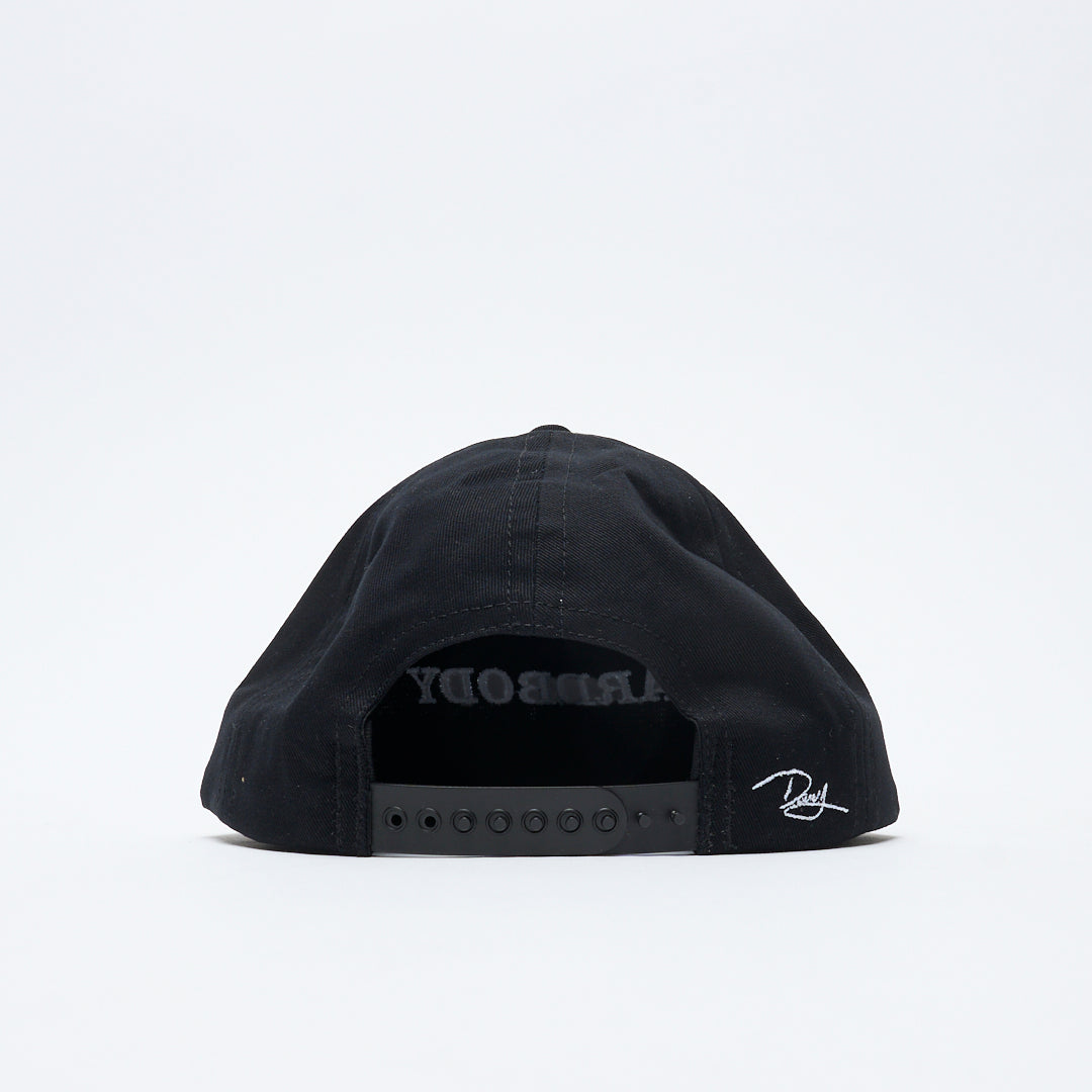Hardbody Skateboards - Hardbody Logo 6 Panel Cap (Black)