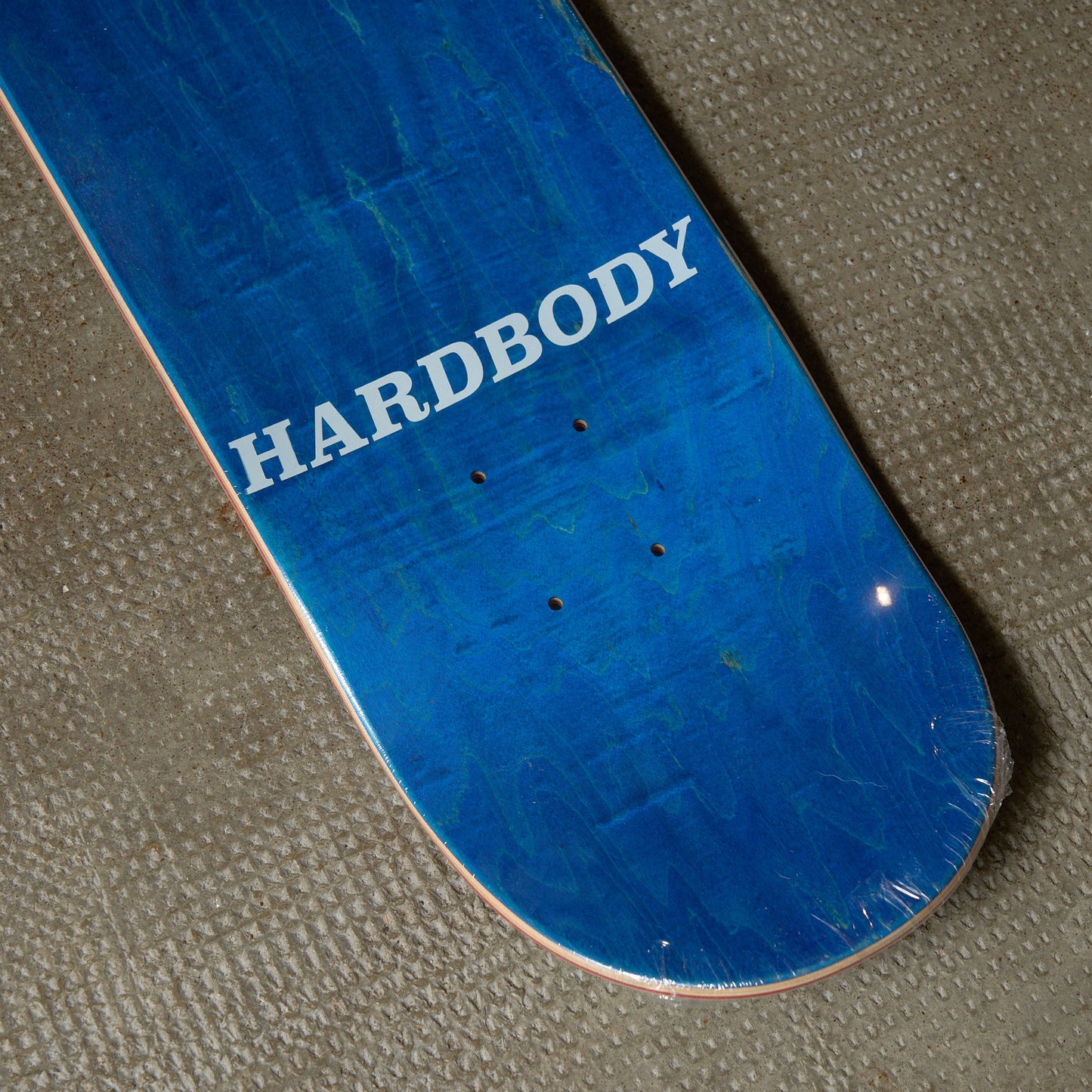 Hardbody Skateboards - Stencil Deck (White/Blue) 8