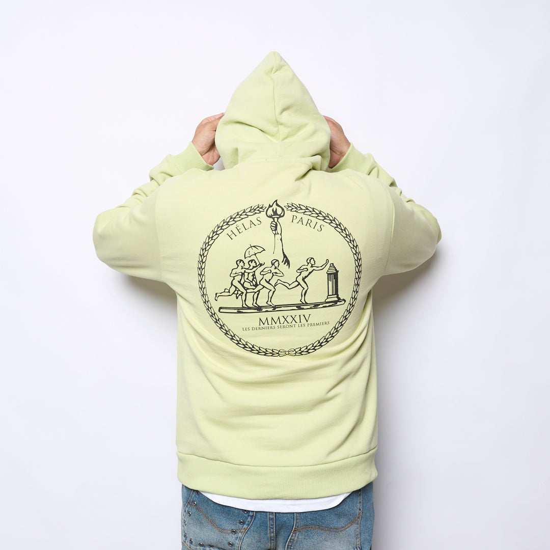 Helas Cap Co - Derniers Hoodie (Lime Green)