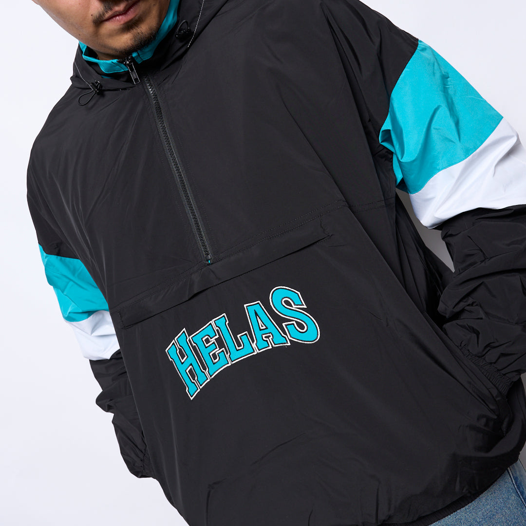 Hélas Cap Co - Requins Quarter Zip Jacket (Black)